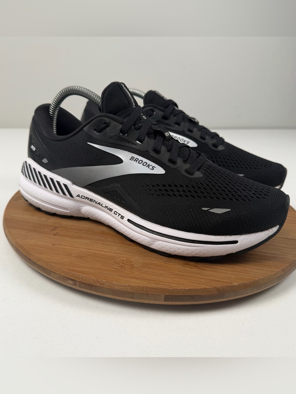 Men’s Brooks Adrenaline GTS Athletic Running Shoes - Black & White